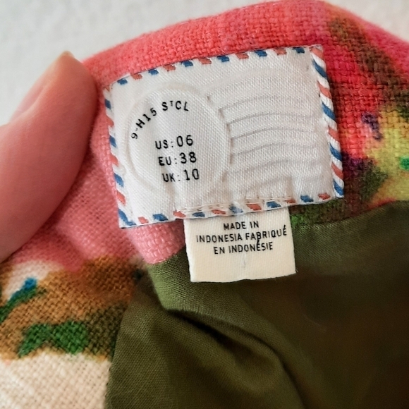 Anthropologie Postmark Blushing Olena Sheath Dress 6 - Picture 4 of 7